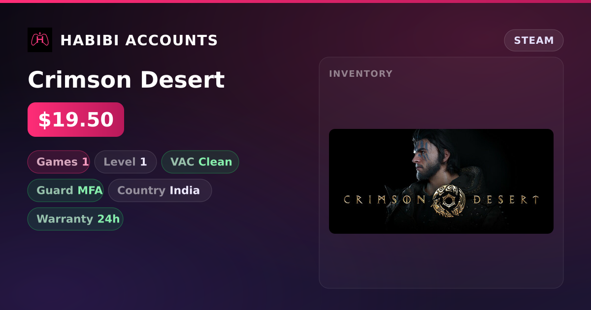 Crimson Desert — HabibiAccounts