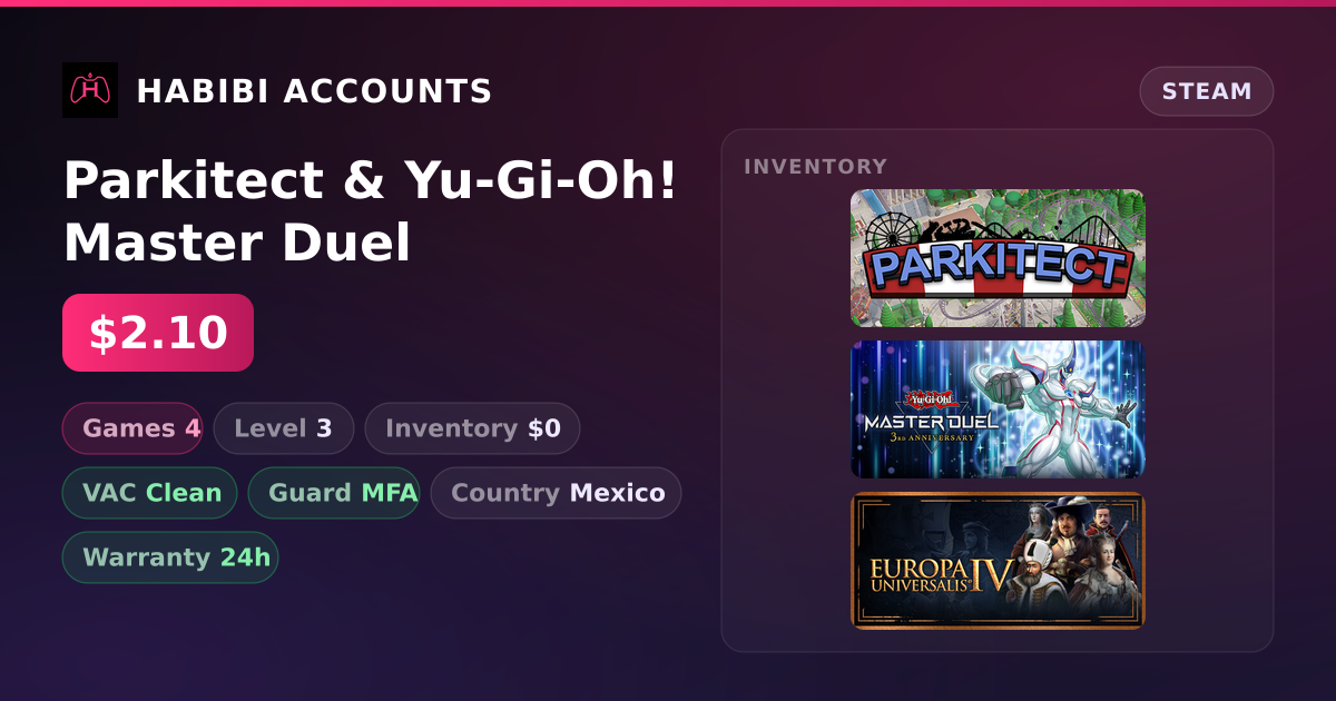 Parkitect & Yu-Gi-Oh! Master Duel