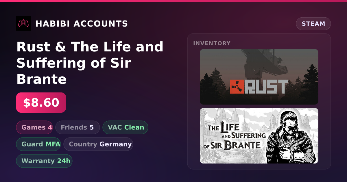 Rust & The Life and Suffering of Sir Brante