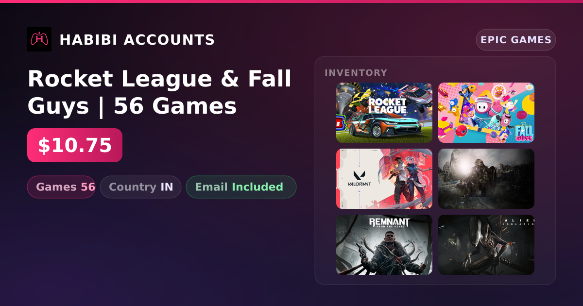 Rocket League & Fall Guys | 56 Games