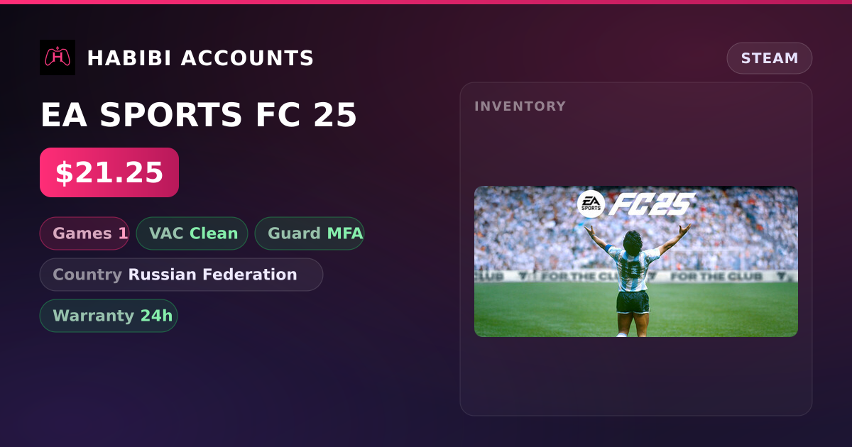 EA SPORTS FC 25 — HabibiAccounts