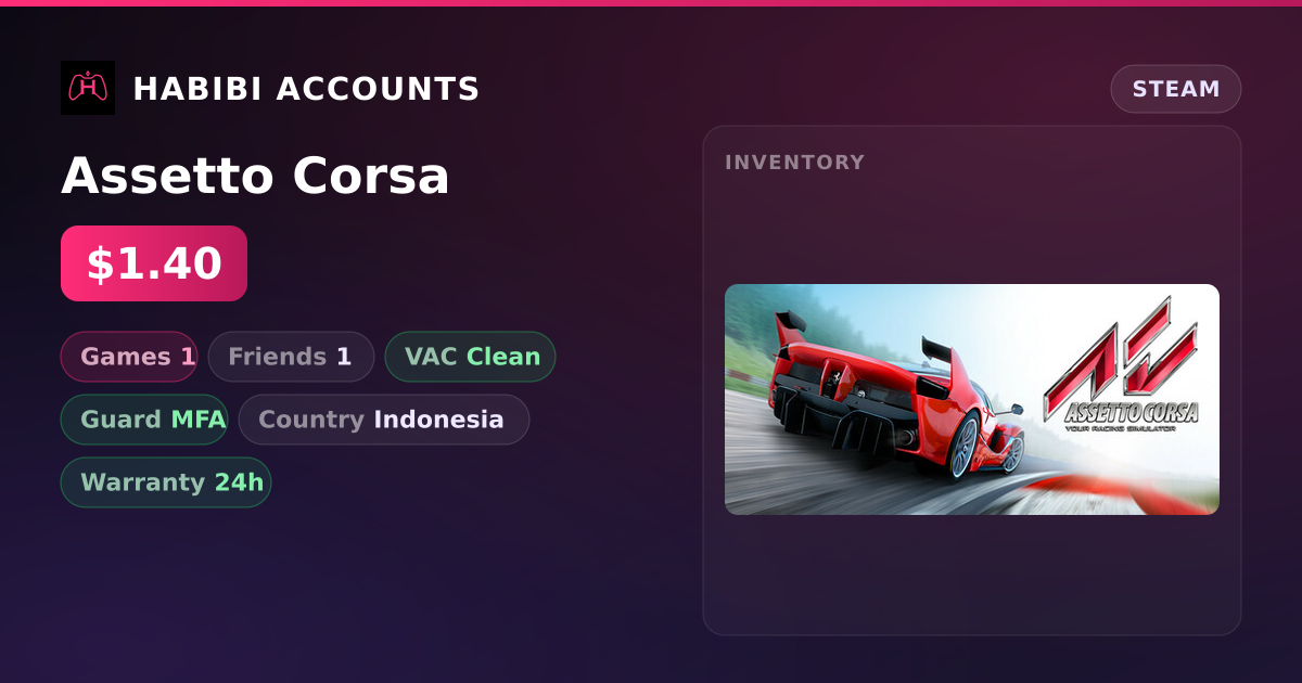 Assetto Corsa — HabibiAccounts