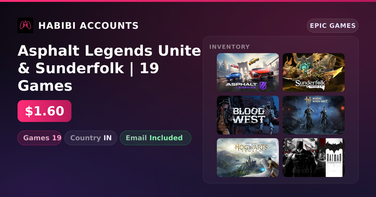 Asphalt Legends Unite & Sunderfolk | 19 Games