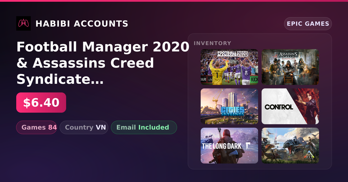 Football Manager 2020 & Assassins Creed Syndicate | 84 Games