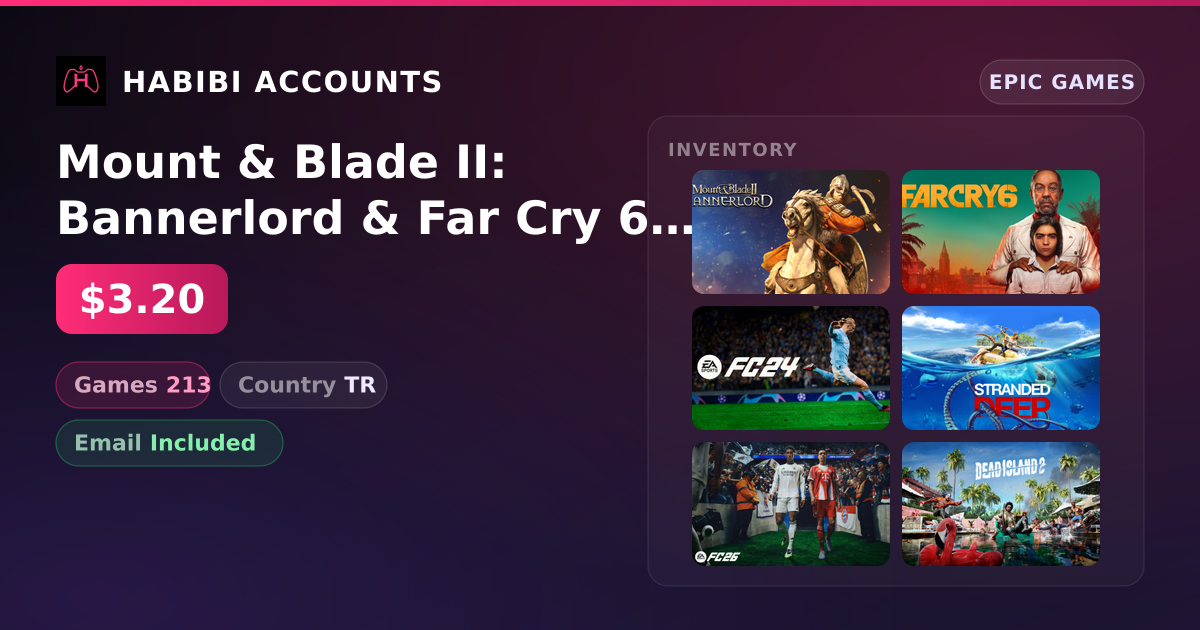 Mount & Blade II: Bannerlord & Far Cry 6 | 213 Games