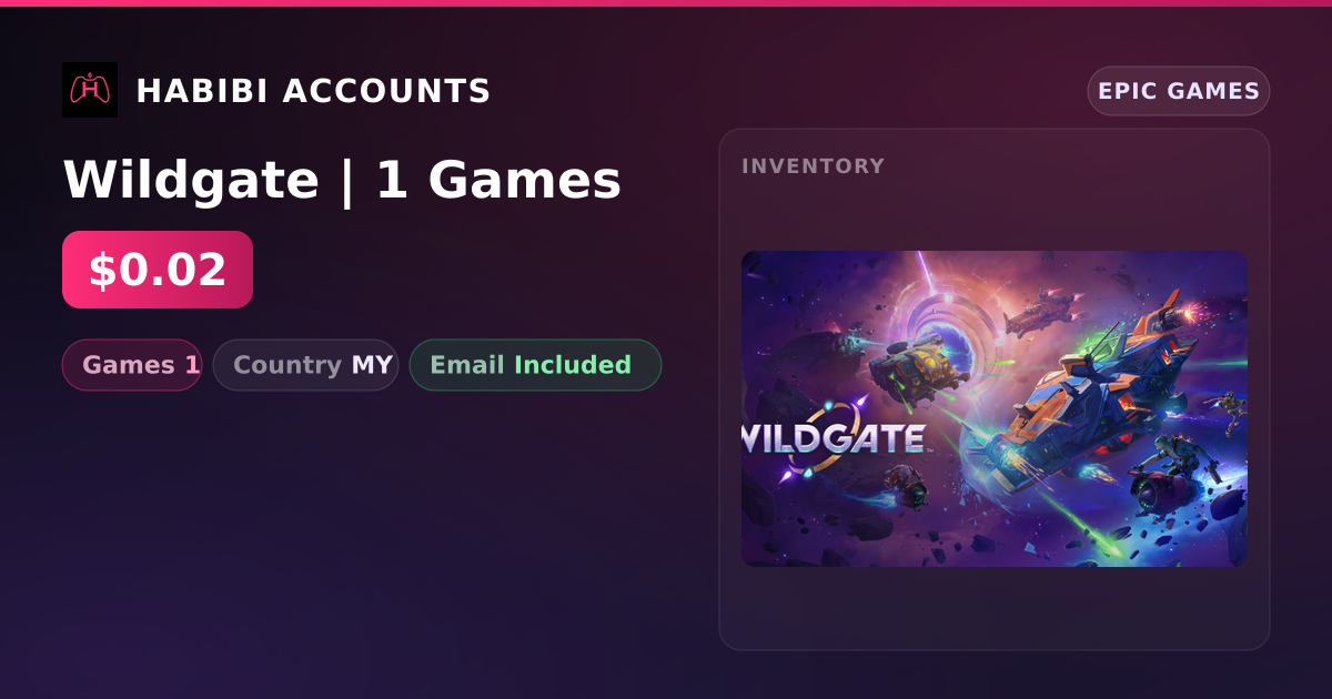 Wildgate | 1 Games — HabibiAccounts