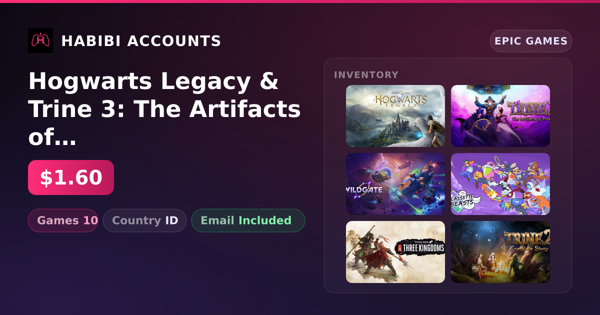 Hogwarts Legacy & Trine 3: The Artifacts of Power | 10 Games