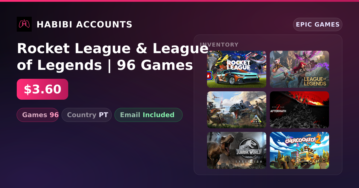 Rocket League & League of Legends | 96 Games
