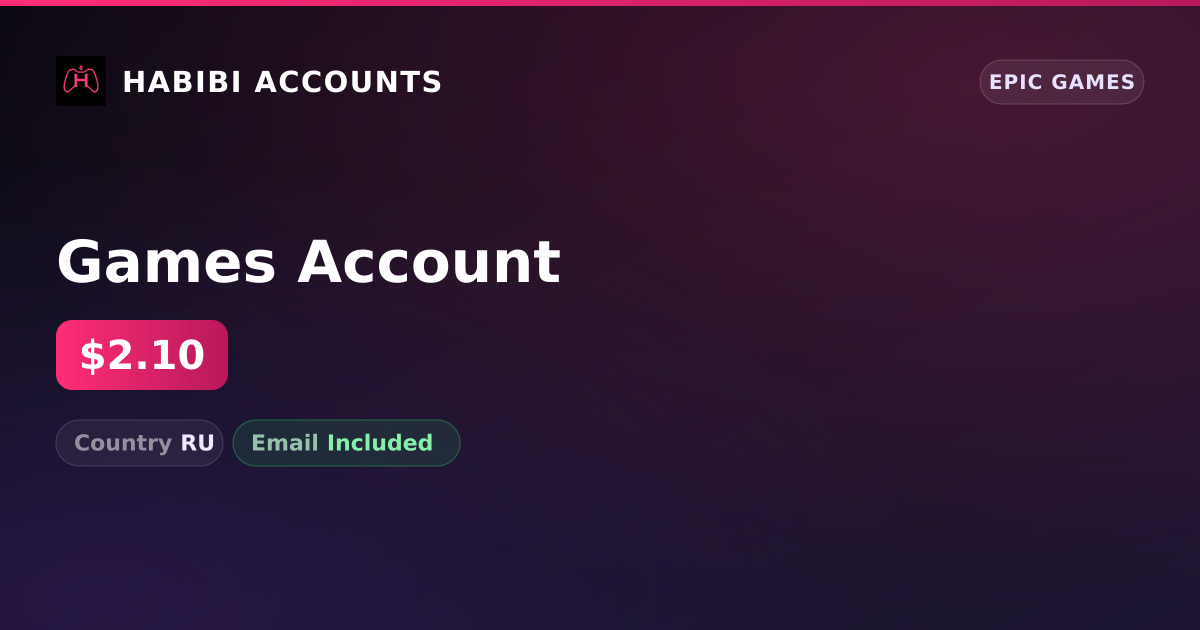 Games Account