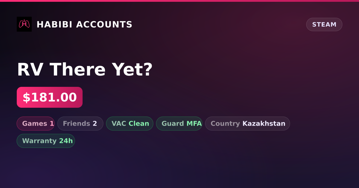 RV There Yet? — HabibiAccounts