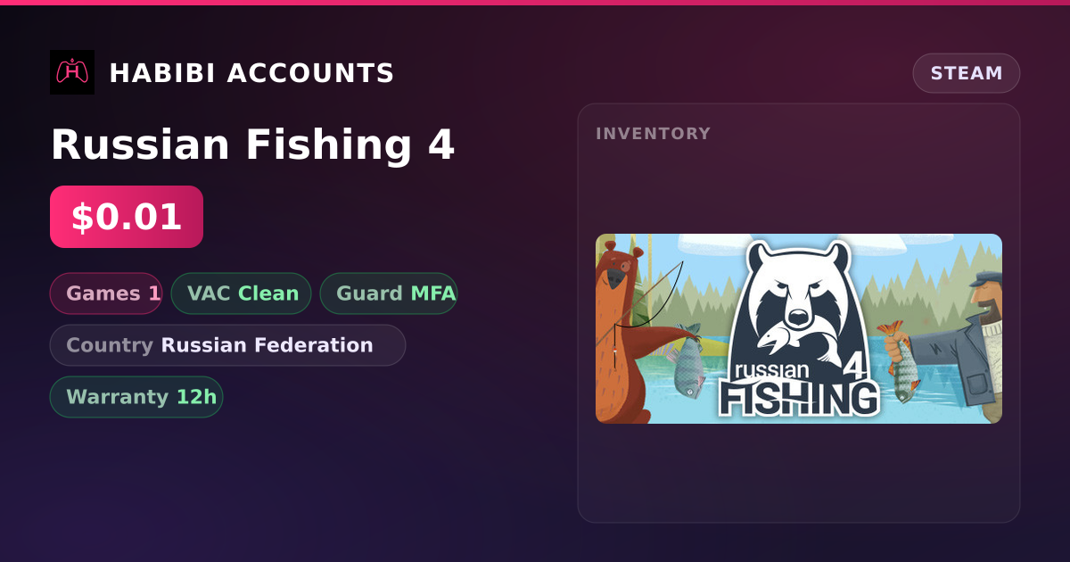 Russian Fishing 4 — HabibiAccounts