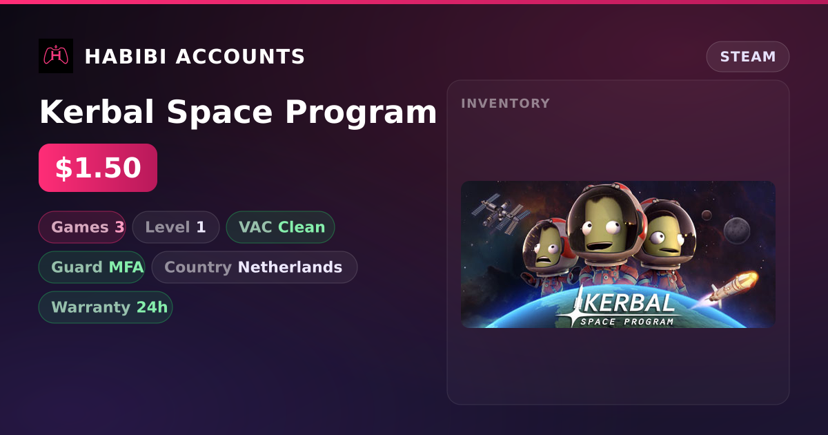 Kerbal Space Program — HabibiAccounts