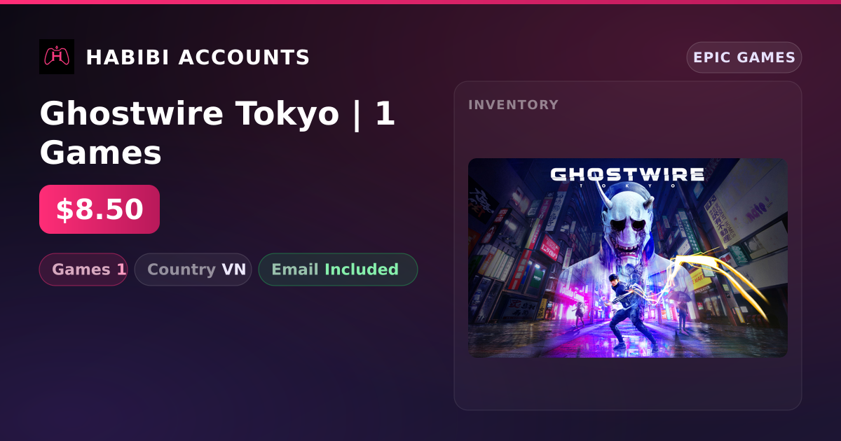 Ghostwire Tokyo | 1 Games