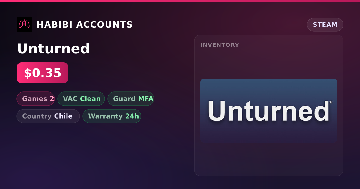 Unturned — HabibiAccounts