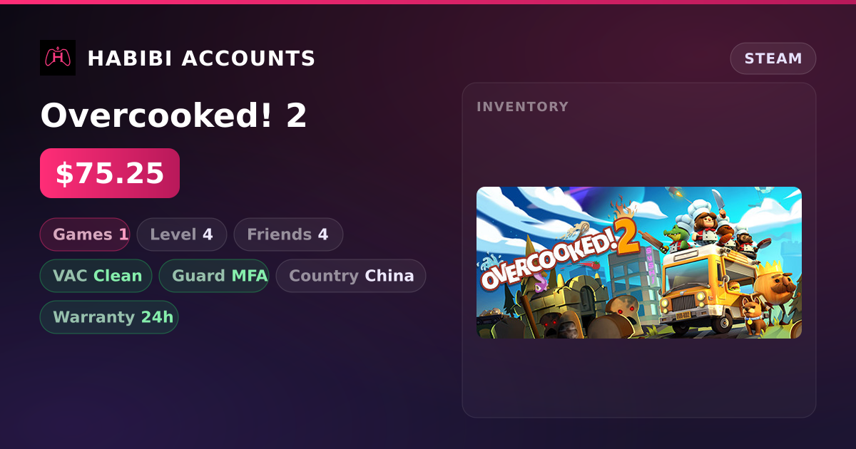 Overcooked! 2 — HabibiAccounts