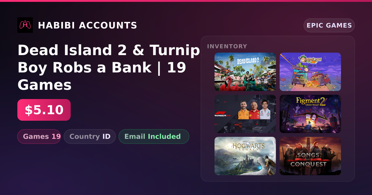 Dead Island 2 & Turnip Boy Robs a Bank | 19 Games