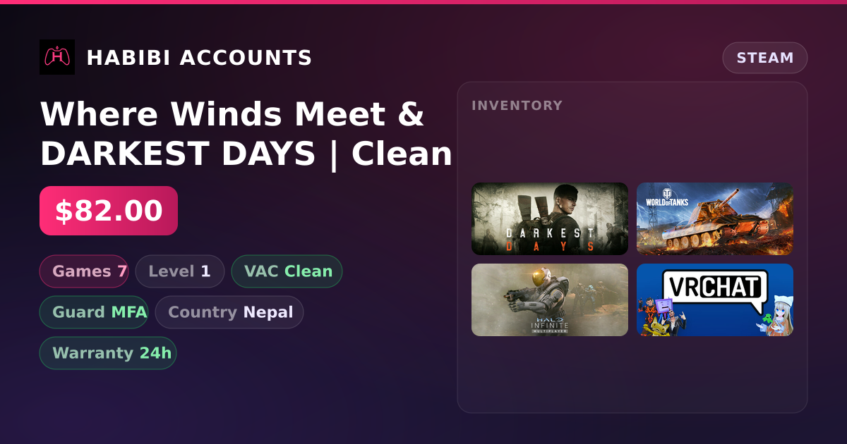Where Winds Meet & DARKEST DAYS | Clean