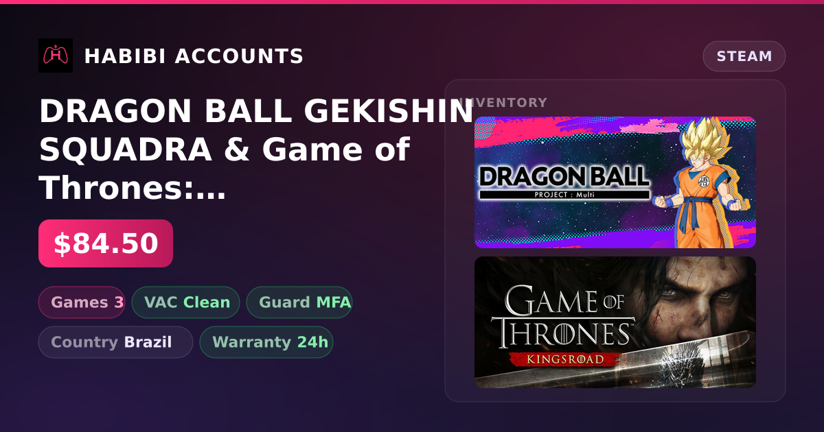 DRAGON BALL GEKISHIN SQUADRA & Game of Thrones: Kingsroad