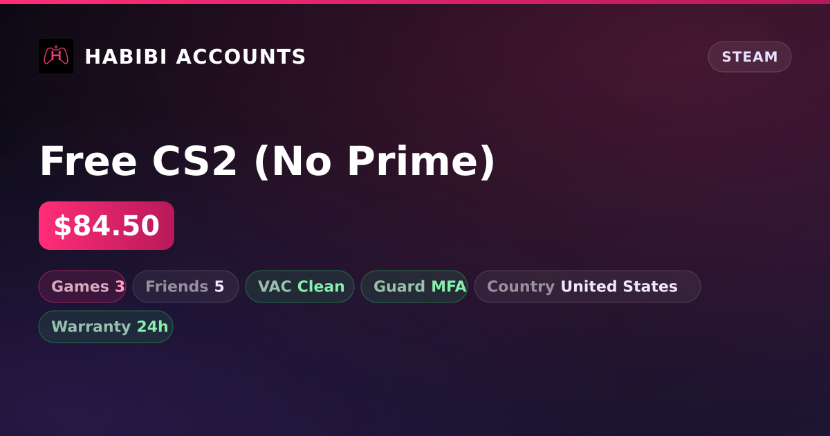 Free CS2 (No Prime)