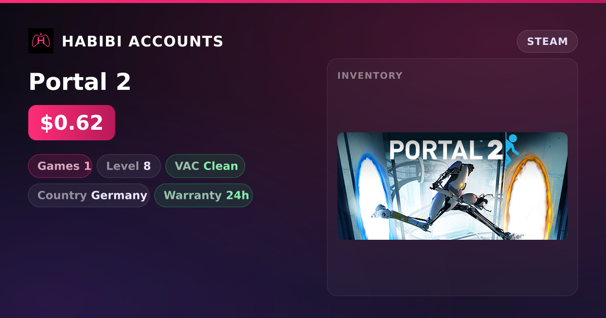 Portal 2 — HabibiAccounts