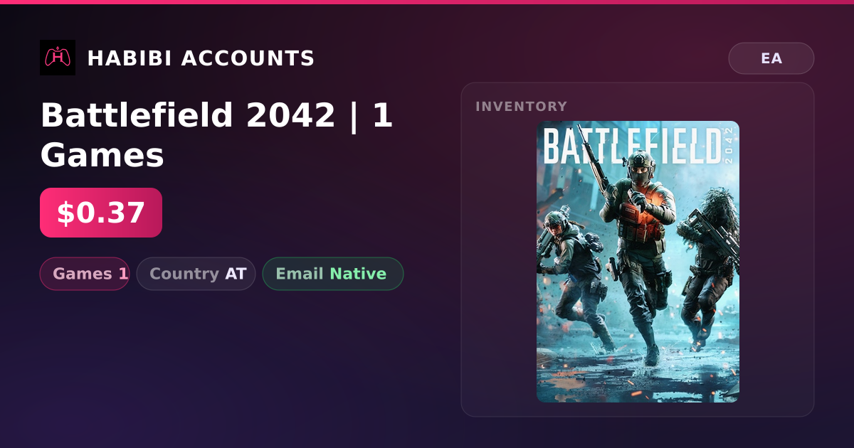 Battlefield 2042 | 1 Games — HabibiAccounts