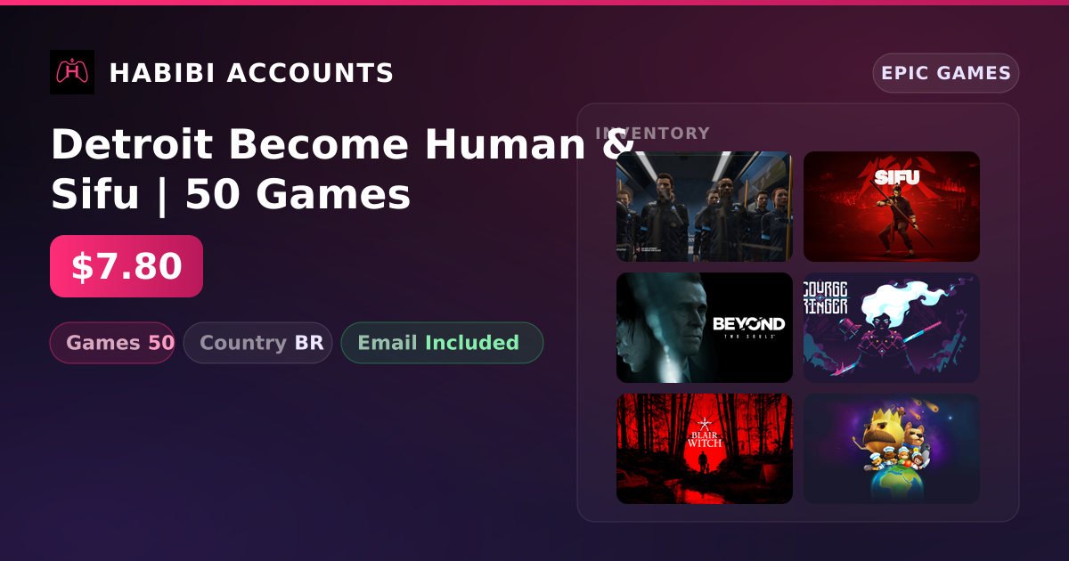 Detroit Become Human & Sifu | 50 Games