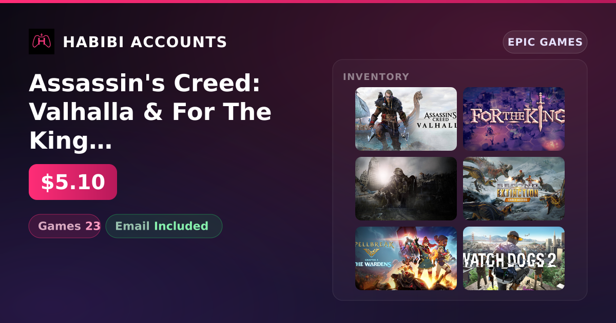 Assassin's Creed: Valhalla & For The King | 23 Games