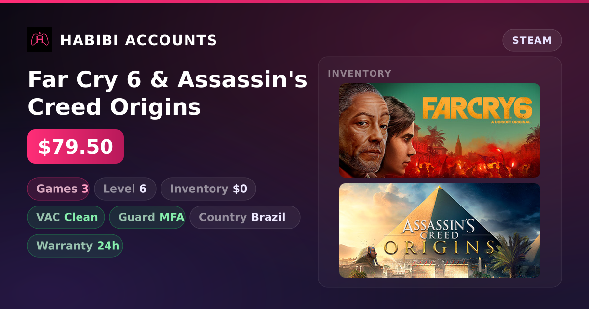 Far Cry 6 & Assassin's Creed Origins