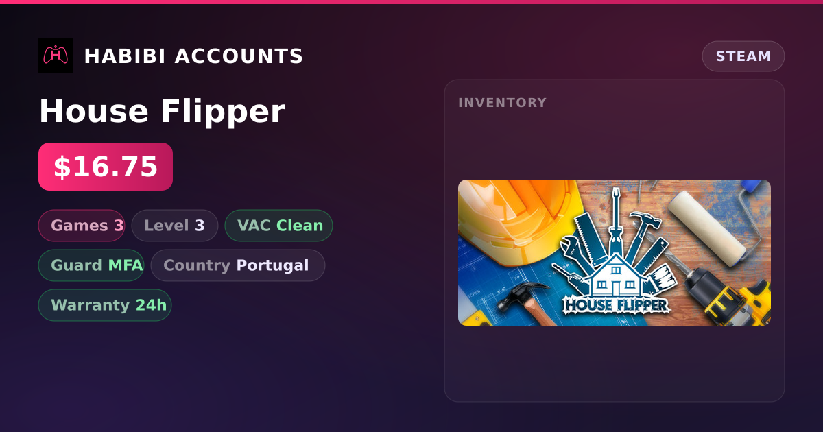 House Flipper — HabibiAccounts