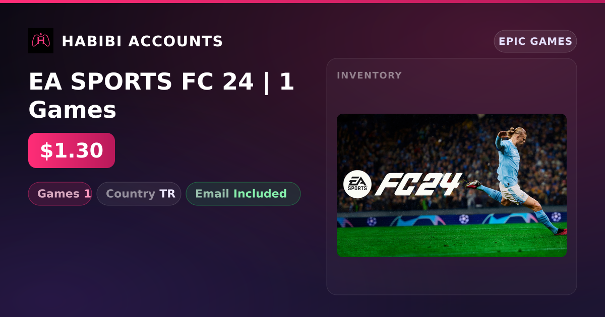 EA SPORTS FC 24 | 1 Games — HabibiAccounts