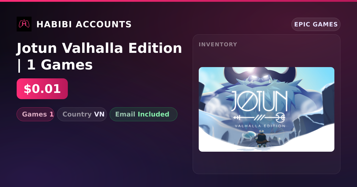 Jotun Valhalla Edition | 1 Games — HabibiAccounts