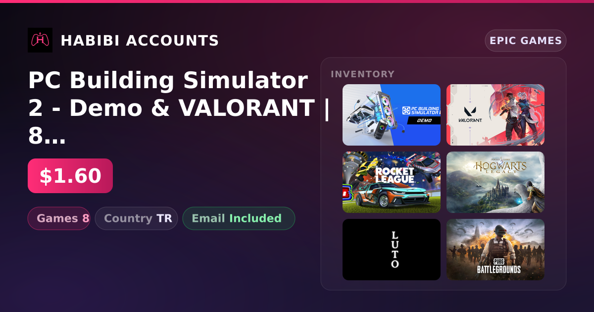 PC Building Simulator 2 - Demo & VALORANT | 8 Games