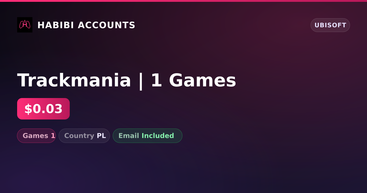 Trackmania | 1 Games — HabibiAccounts