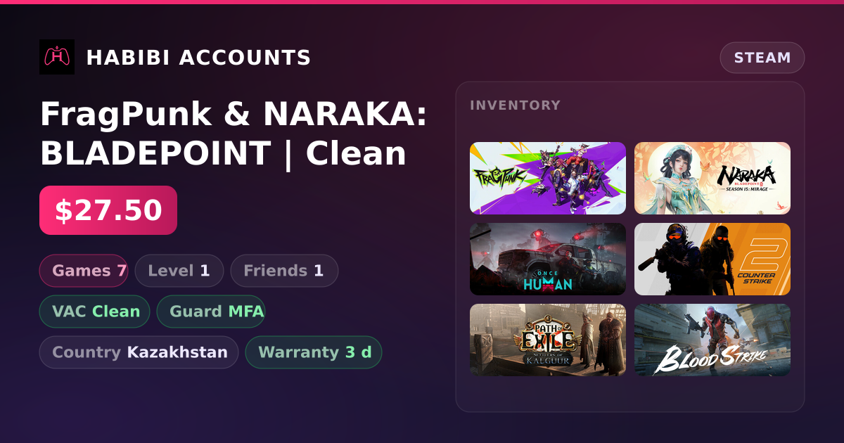 FragPunk & NARAKA: BLADEPOINT | Clean