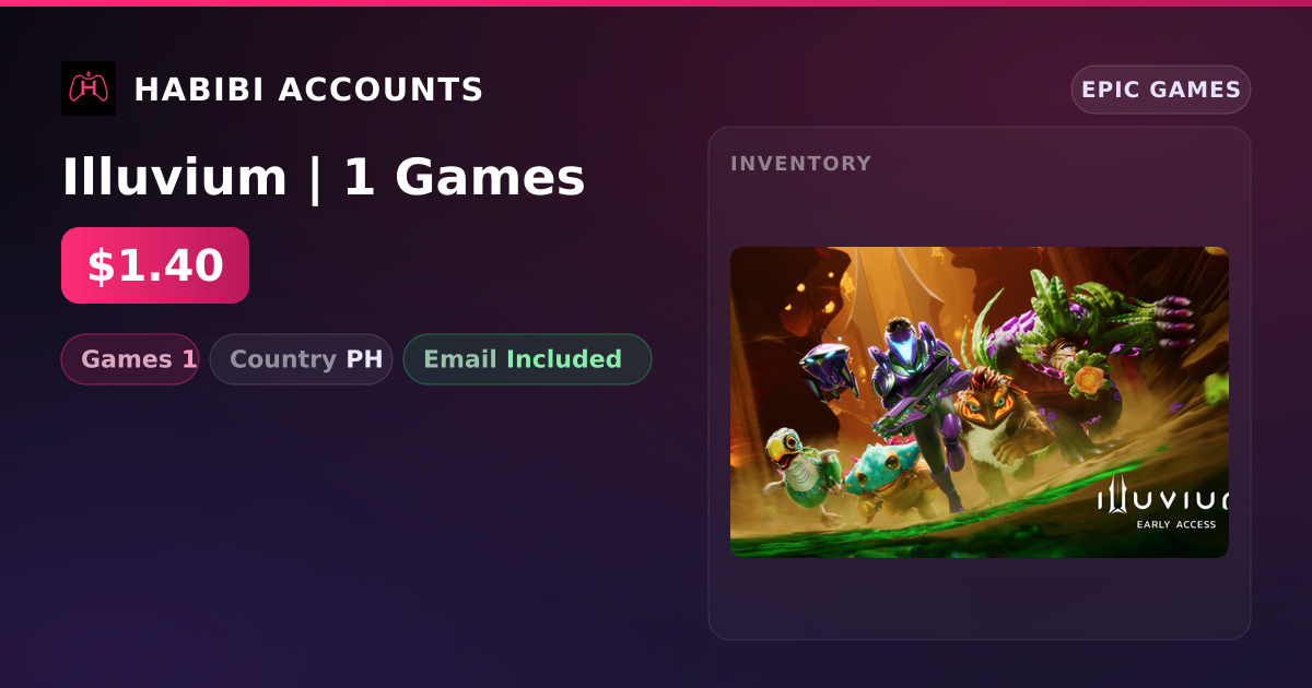Illuvium | 1 Games — HabibiAccounts