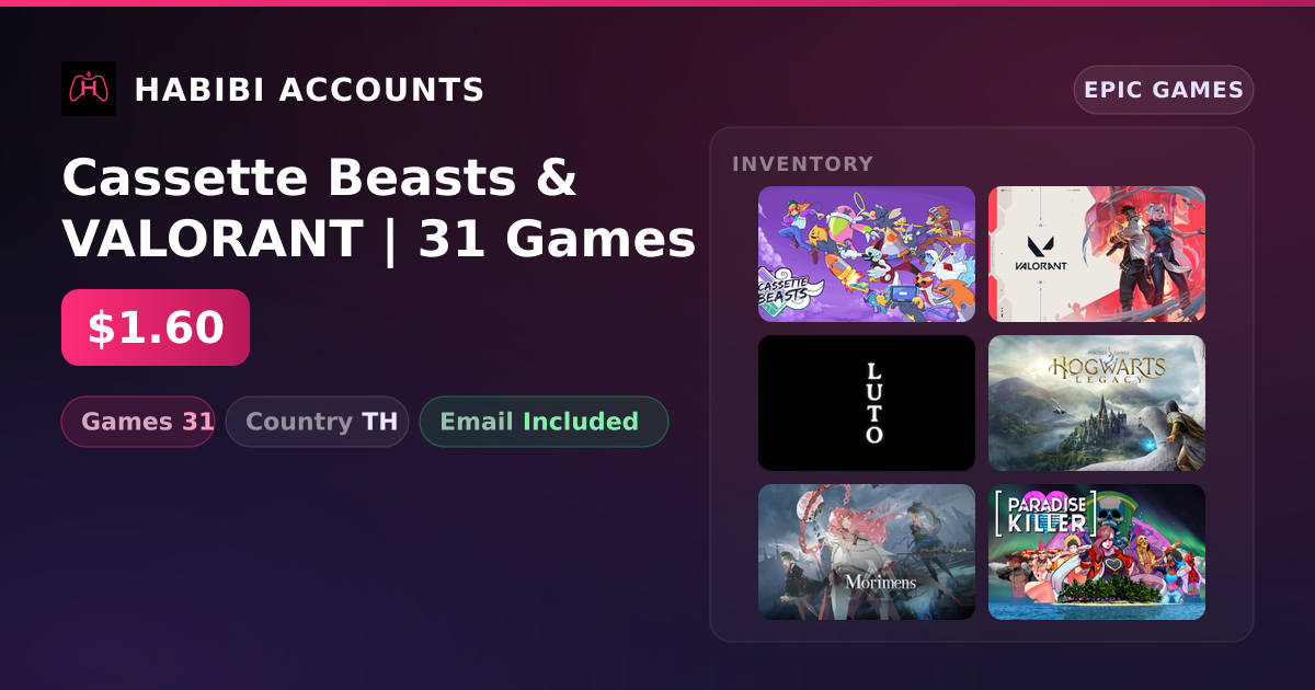 Cassette Beasts & VALORANT | 31 Games