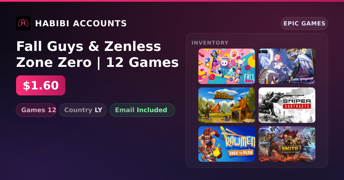 Fall Guys & Zenless Zone Zero | 12 Games