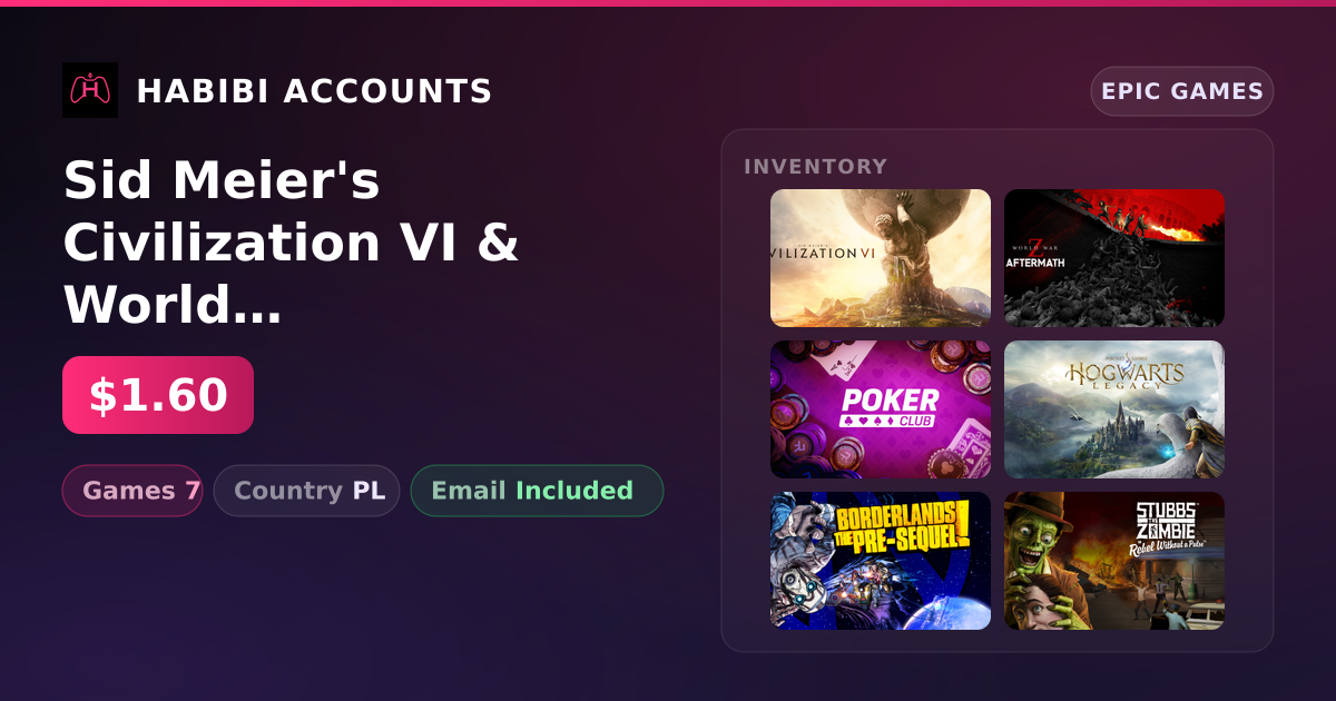 Sid Meier's Civilization VI & World War Z | 7 Games