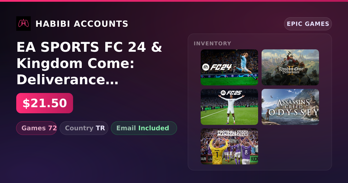EA SPORTS FC 24 & Kingdom Come: Deliverance II | 72 Games