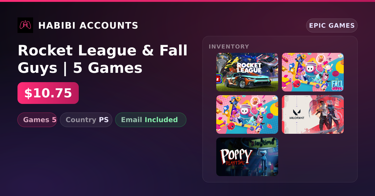 Rocket League & Fall Guys | 5 Games