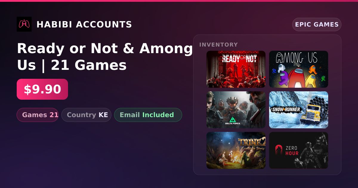 Ready or Not & Among Us | 21 Games