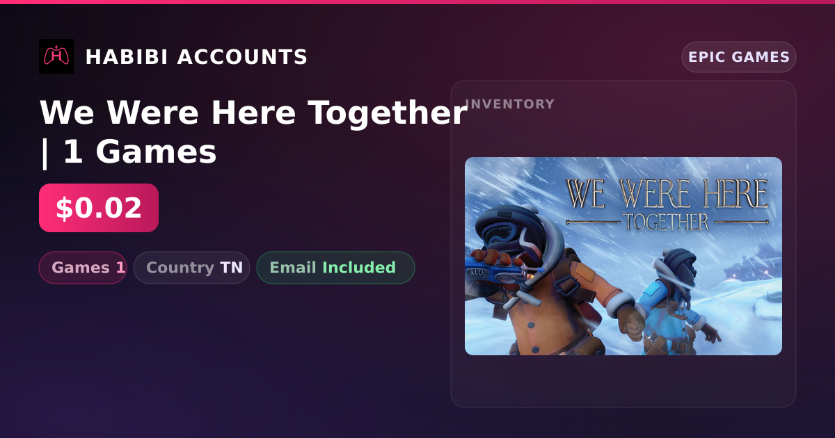 We Were Here Together | 1 Games — HabibiAccounts
