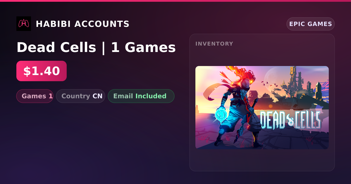 Dead Cells | 1 Games — HabibiAccounts