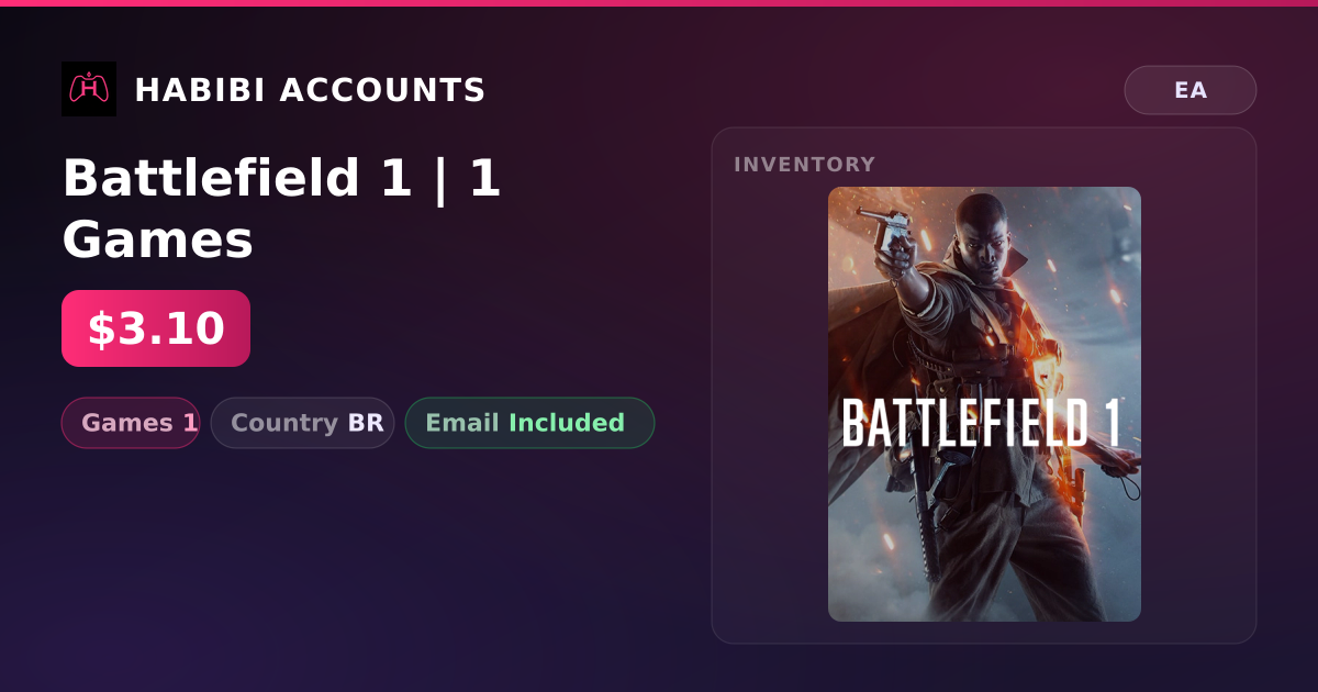 Battlefield 1 | 1 Games — HabibiAccounts