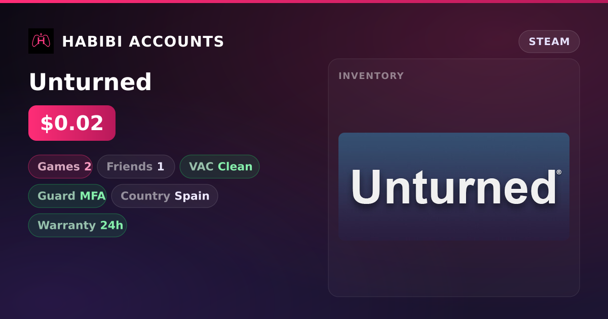 Unturned — HabibiAccounts