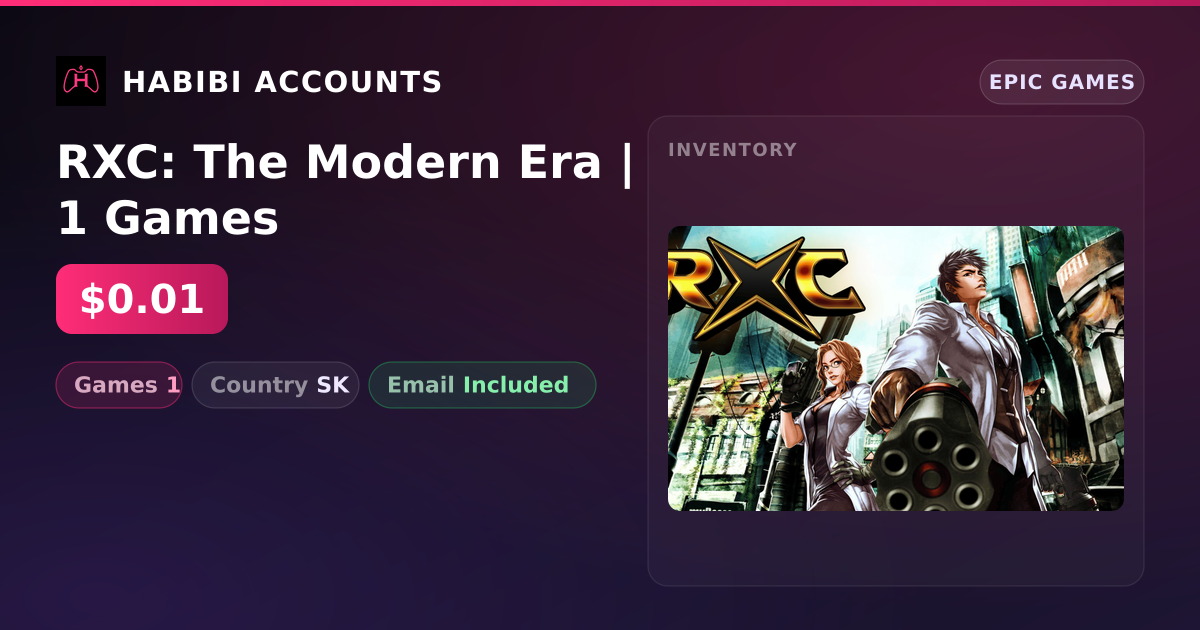 RXC: The Modern Era | 1 Games — HabibiAccounts