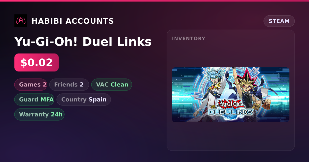 Yu-Gi-Oh! Duel Links — HabibiAccounts