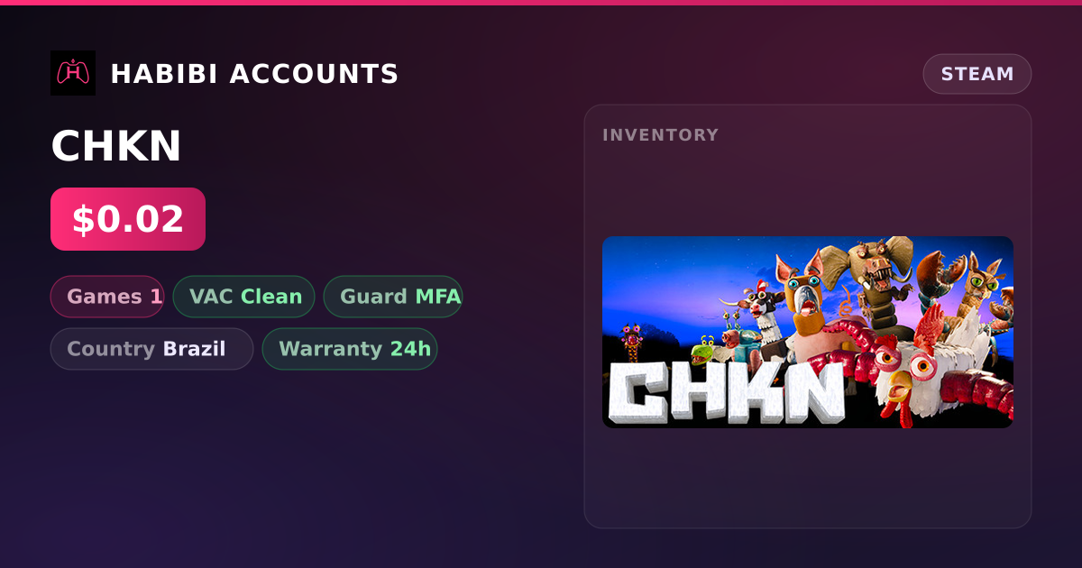 CHKN — HabibiAccounts