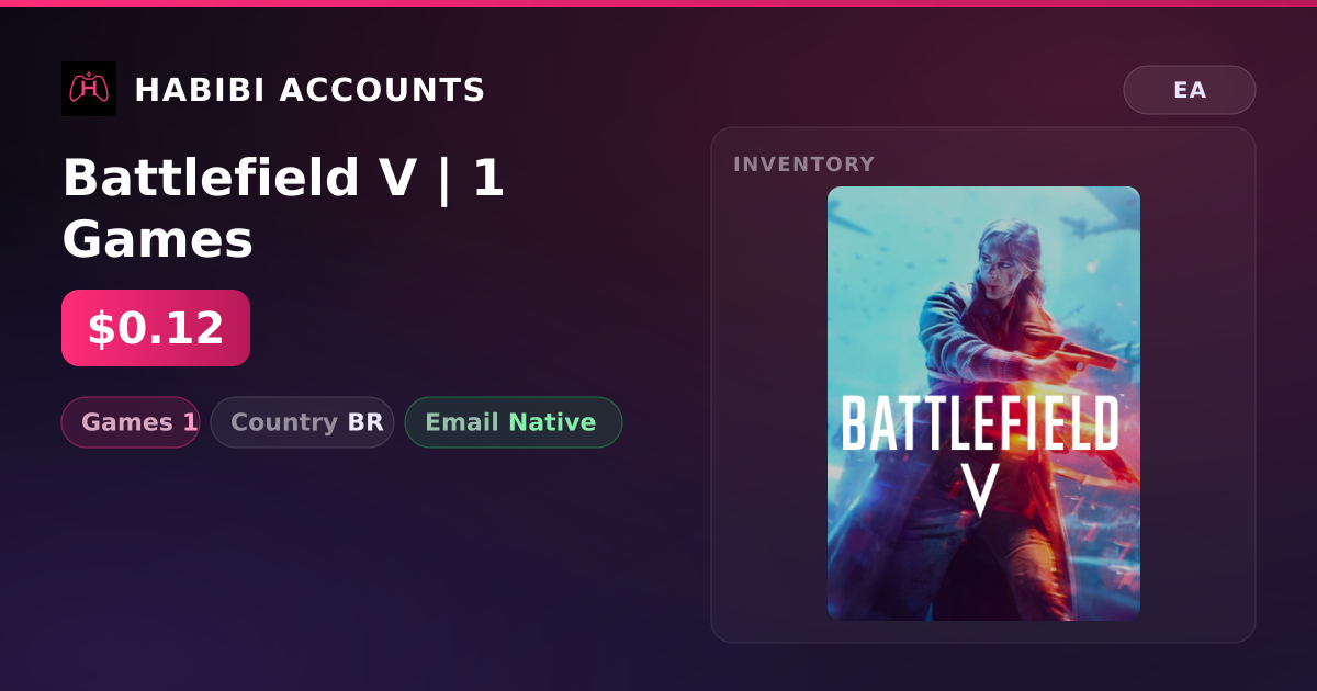 Battlefield V | 1 Games — HabibiAccounts