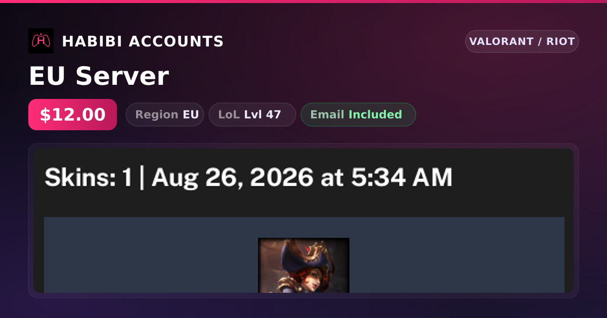 EU Server — HabibiAccounts